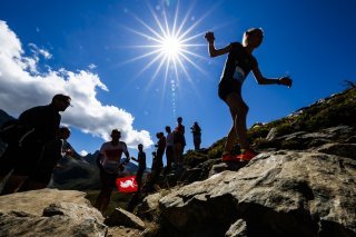 Image d'illustration - Des participants en action lors de la course Sierre-Zinal en 2018